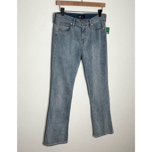 Gap Denim Womens Boot Cut Jeans 8/29 Light Wash Mid Rise Stretch Denim - Picture 2 of 12